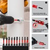 40 pcs Impact Screwdriver bit Set with Rugged housing, S2