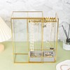 Glass Necklace Organizer Holder, Jewelry Organizer Necklace Holder with Hanging