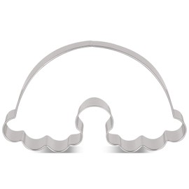 LILIAO Rainbow Cookie Cutter for Kids - 4 x 2.4 inches - Stainless Steel