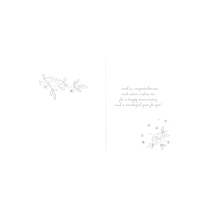 Sister & Brother-In-Law Anniversary Greeting Card Second Nature Just To