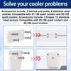 Goktvai Cooler Hinges Replacement Kit, Camping Accessories for Igloo Including