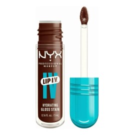 Tinta De Labios Hidratante Lip Iv con alto pigmento infusionado con agua de coco y magnesio, Fórmula vegana de Nyx Professional Makeup