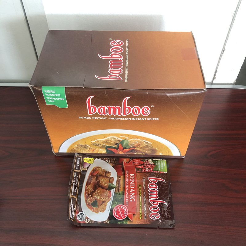 bamboe Indonesian Instant Spices: Rendang (Indonesian Dry Curry Paste) (1