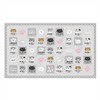 Torne P-3675 Picnic Mat, Cat Gathering, 23.6 x 39.4 inches