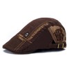 Kuyou Unisex Gatsby Flat Cap Flat Cap Ivy Peaked Cap