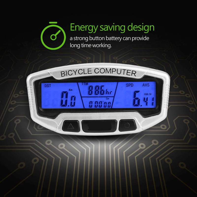 Topiky Bicycle Computer Waterproof Wired Bicycle Computer Odometer Outdoor Riding