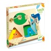 DJECO LockBasic Wooden Activity Toy