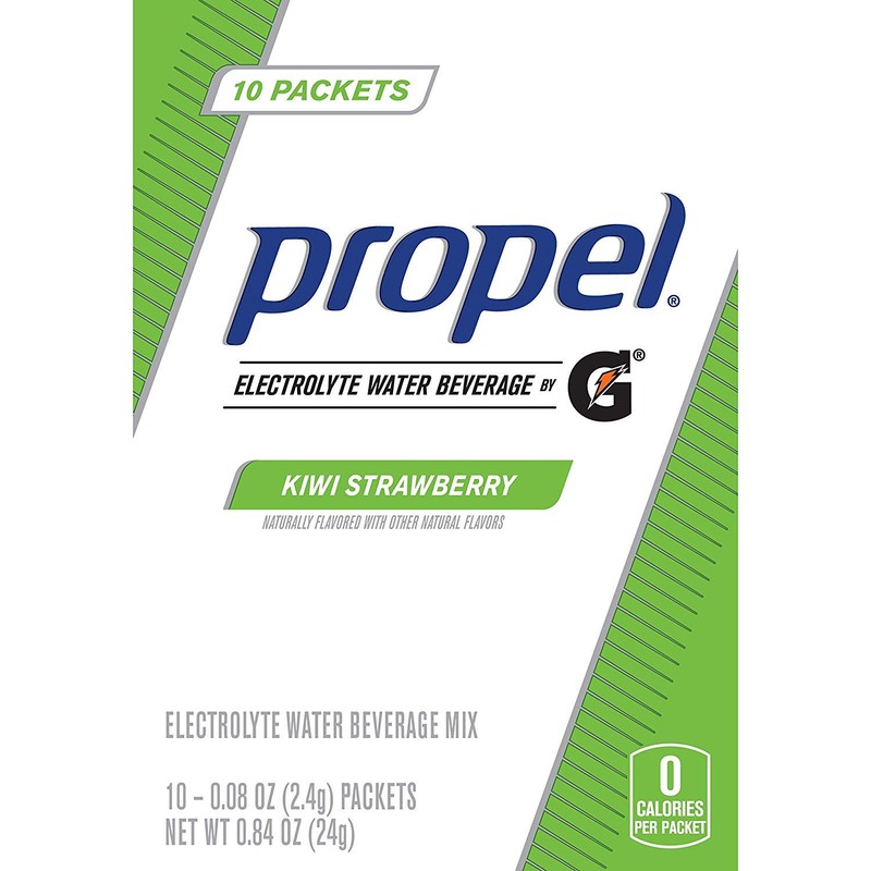 Propel Powder Packets Kiwi Strawberry With Electrolytes, 10 Count (Pack