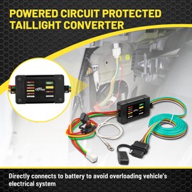 Oyviny 56370 4-Way Trailer Wiring Harness for 2017-2024 Honda CR-V, Plug & Play Pure Copper Wires, Factory Tow Package Required