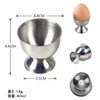 Heizi Egg Stand, Boiled Egg Stand, Stainless Steel, Set of