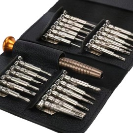 WONAIER Precision Screwdriver Set 25 IN 1 Eyeglass Repair Tool Kit, Watch Repair Screwdriver Set Micro Portable Screwdrivers for Drone, Phone, Watch, Eyeglasses, Jewelry, Camera Repair
