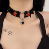 Halawly Black Lace Choker Necklace for Women