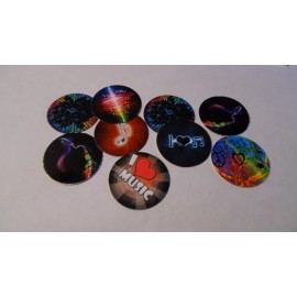 Unbranded Pre Cut One Inch Bottle Cap Image I LOVE  MUSIC Free Shipping - photo, 25 images