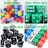 PHISGNIO Set of 100 Dice Six Sided Dice Set, Colourful