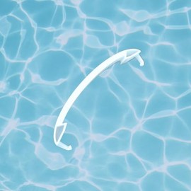 MAIN DRAIN CLIP-ON - D1, Small - Easy Install Clip to Fix a Stuck Automatic Pool Cleaner or Stuck Robotic Pool Cleaner on The Pool Drain, (3, White)