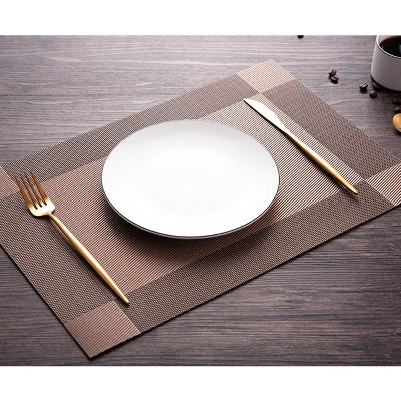 PIGCHCY Place Mats Heat-Resistant Non Slip Placemats Easy Wipe Clean