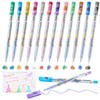 EpenGo Scented Glitter Gel Pens for Adults, 12 Colors Fruity