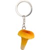 WILDLIFEGARDEN WG4707 Key Chain Chanterelle - Hand Carved Wooden Key