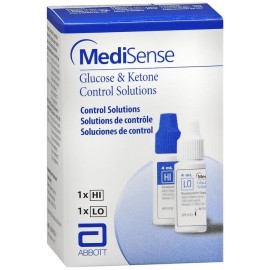 MediSense Glucose & Ketone Control Solutions 2 EA