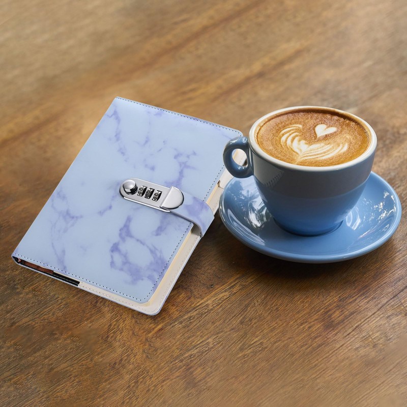 PATIKIL A6 Diary with Lock, Journal with Lock Cute Journaling