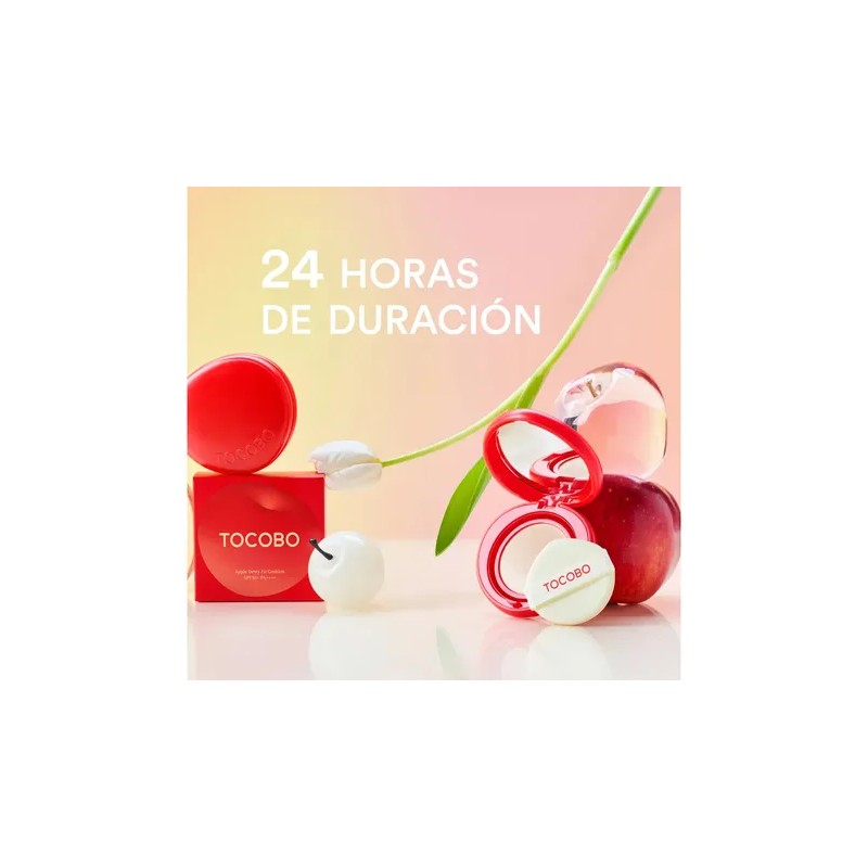 Tocobo Base de Maquillaje Cushion Apple Dewy Fit 25 Peanut