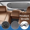 RHQFDM Heckscheibe Sonnenschutz Kit,Mesh Sonnenschutz für Heckscheibe,Hund&kindersicherer Autosonnenschutz,im Auto Hinten,Durchlüftet