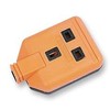 Rubber Socket - 13A/Orange | Power Outlet Strips Electrical, 1