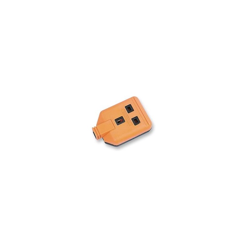 Rubber Socket - 13A/Orange | Power Outlet Strips Electrical, 1