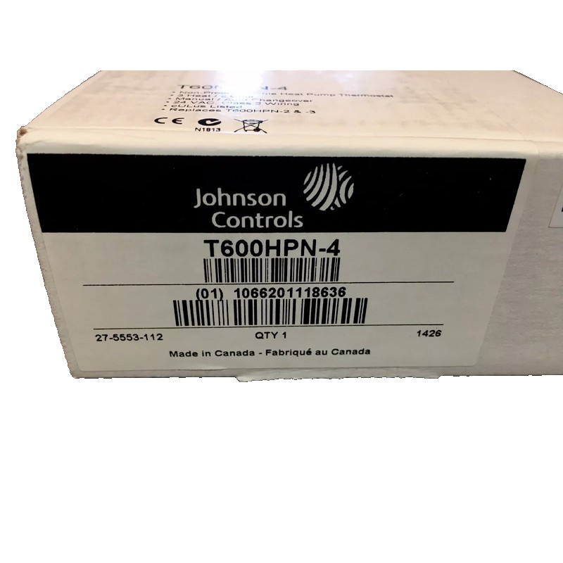 Johnson Controls NEW Johnson Controls T600HPN-4 Heat Pump 3H/2C Non