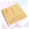 STOBOK 100pcs Imitation Gold Foil Paper for Arts and Crafts