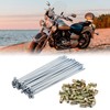 X AUTOHAUX 36 Sets Wheel Plated Spoke 150mm Length with