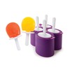 ZOKU Round Pop Molds - 4 Silicone Popsicle Molds with