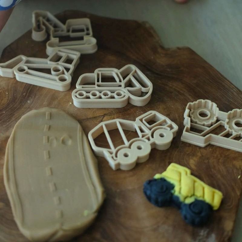 Kinfolk Pantry Cookie Cutter / Play Dough Cutters Construction (set