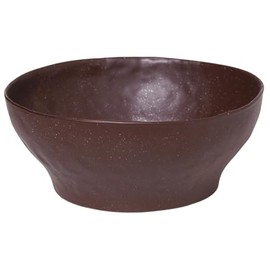 Shape Puce Brown with Structure Bowl 22 x 9 cm