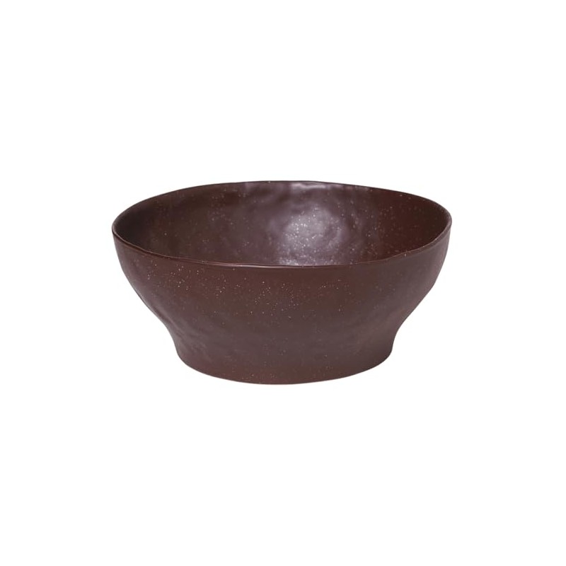 Shape Puce Brown with Structure Bowl 22 x 9 cm