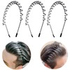 Loucent 3 Pack Metal Hair Band for Men Headband Women