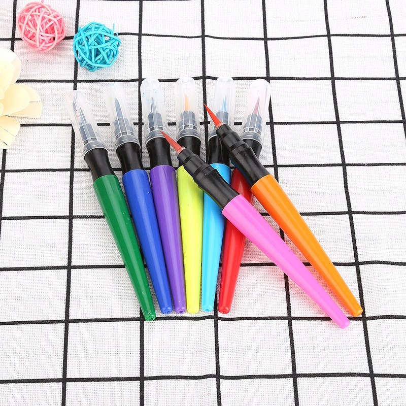 8Pcs Body Painting Brush Pen Set Artistic Watercolour Drawing Pen