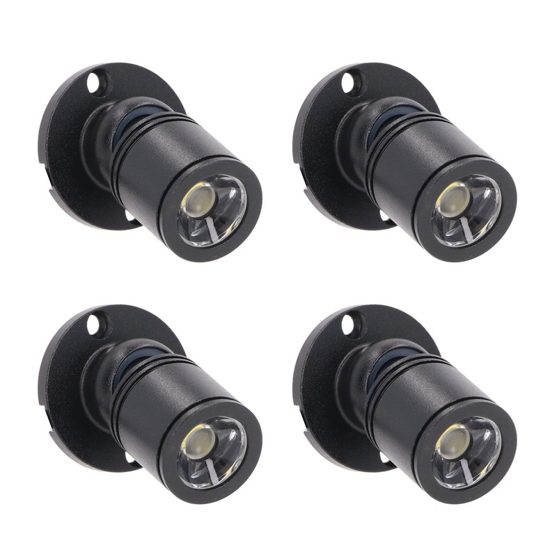 4pcs LED Display Spot Lights 5V Dimmable USB Mini Spotlight