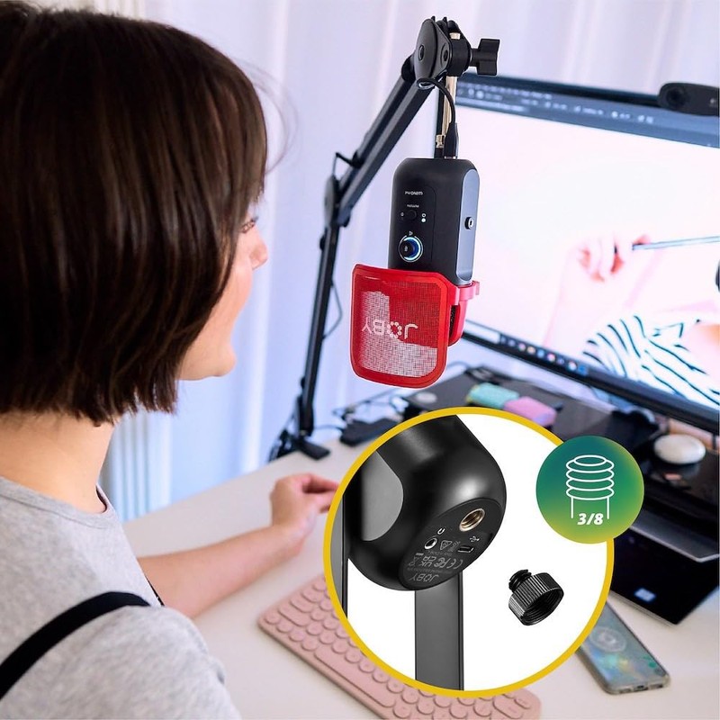 JOBY Wavo POD USB Condenser PC Microphone for Podcasting, Streaming,