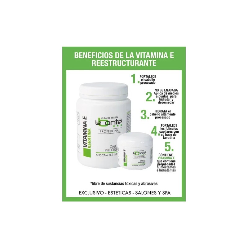 Vitamina E Keratina La Bonté 1 Kg
