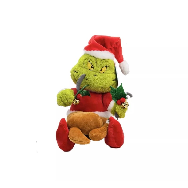 The Grinch Feasting Animated Singing Plush