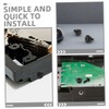 Tofficu 20Pcs Hard Disk Drive Mounting Screws with Shock Absorption