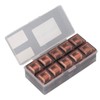 10PCS SPDT 5 Pin Relay Copper Contact Acrylic Waterproof Housing