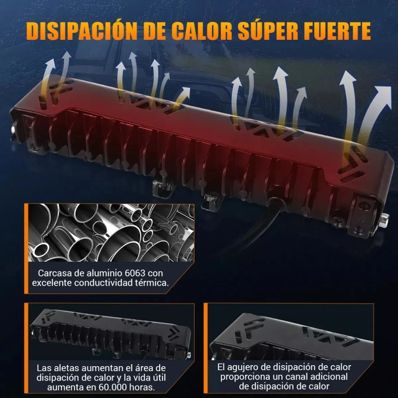 Par Faros De Lupa 6cuentas 3modos Para Auto, Moto W1