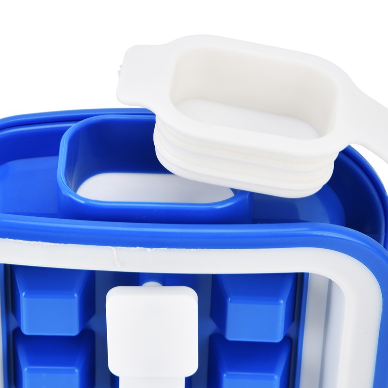 Ice Cube Tray Stretchable Easily Cleaning Saving Space Ice Making