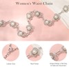 AWAYTR Waist Chains Belts for Women - Rhinestone Gold Silver