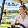 Magnetic Phone Holder for Golf Carts – 360° Rotating Adjustable