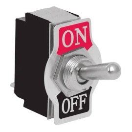 Interruptor de Palanca Volteck APAL-2 Gris, de Metal                                                                                                  