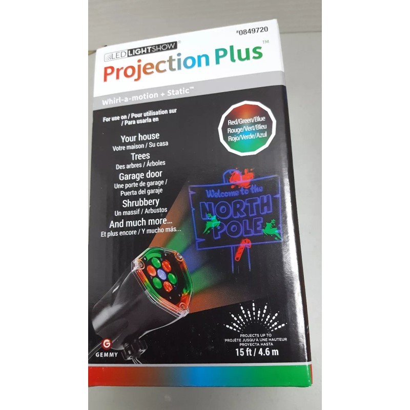 projection Holiday Lightshow Projection: Whirl-a-Motion