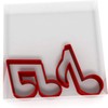 JUST CUTTERS Music Note Shape Cutters | Set of 4